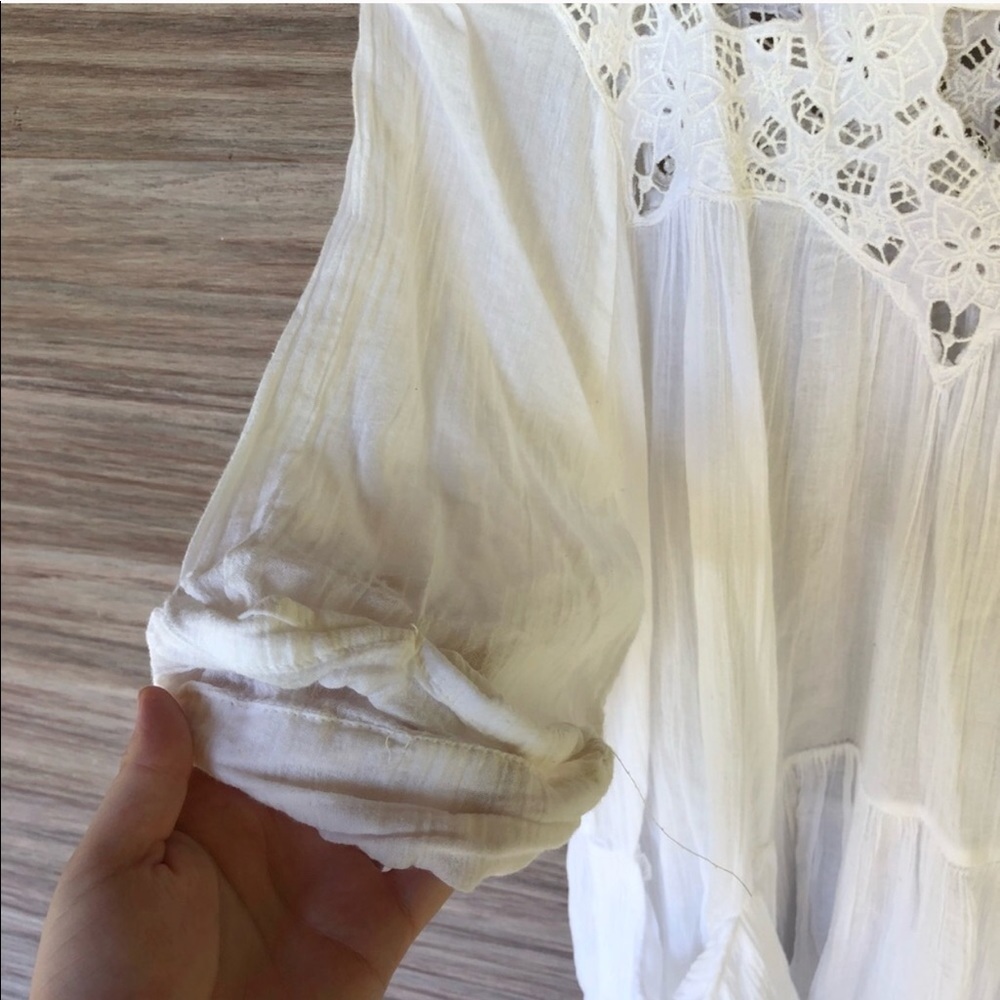 🛍closet closing🛍 free people white pocket tunic - Picture 3 of 8